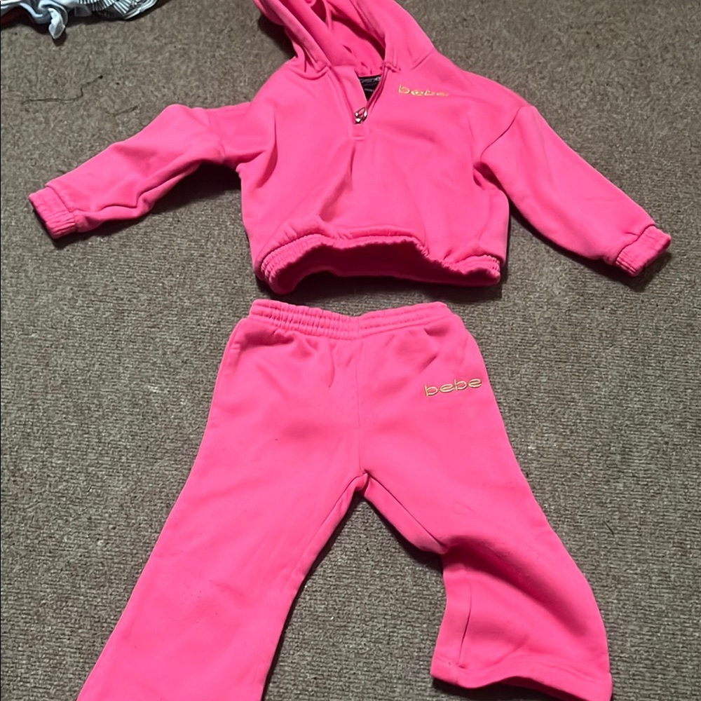 Bebe Pink Sweatpants Cozy Joggers
